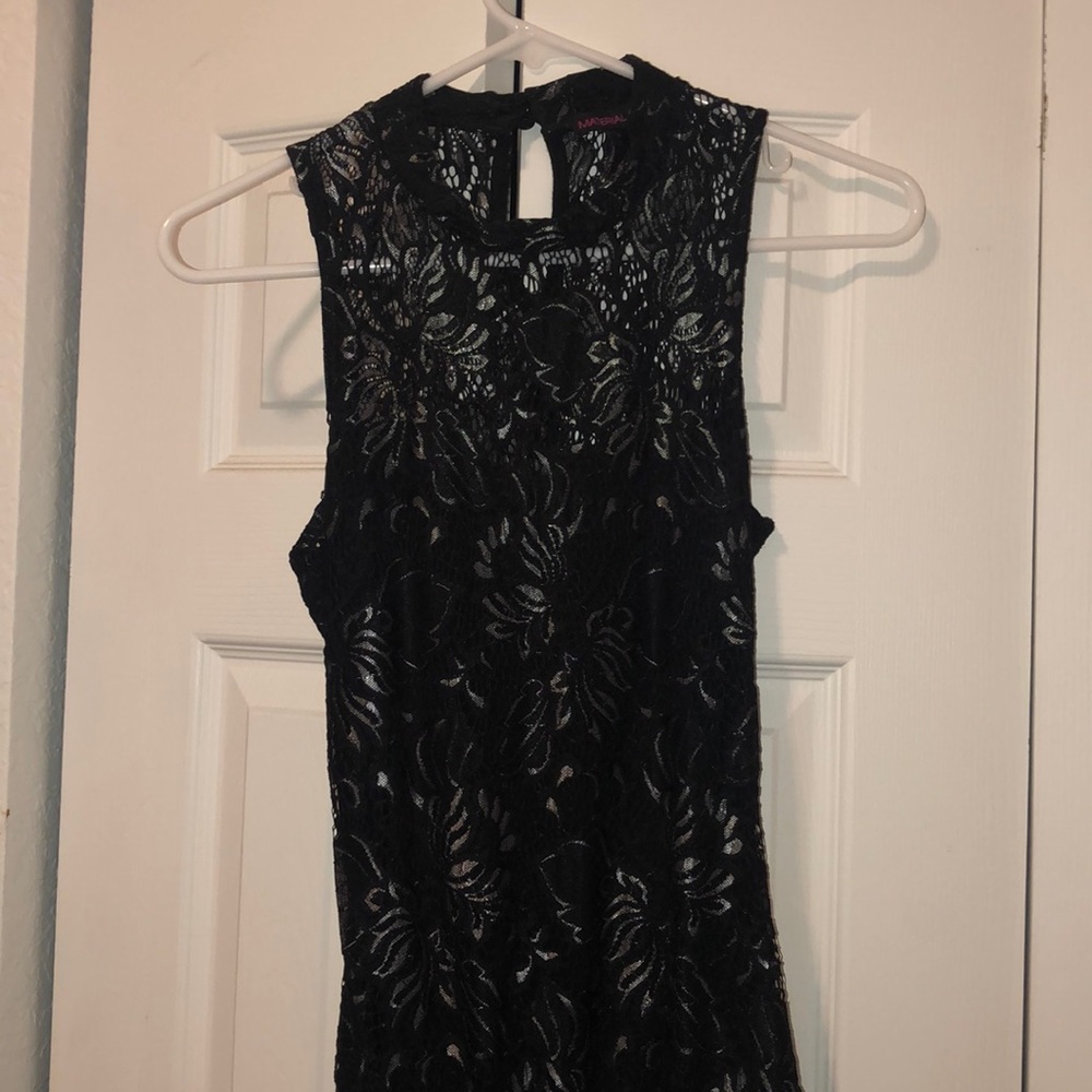 Black lace bodysuit